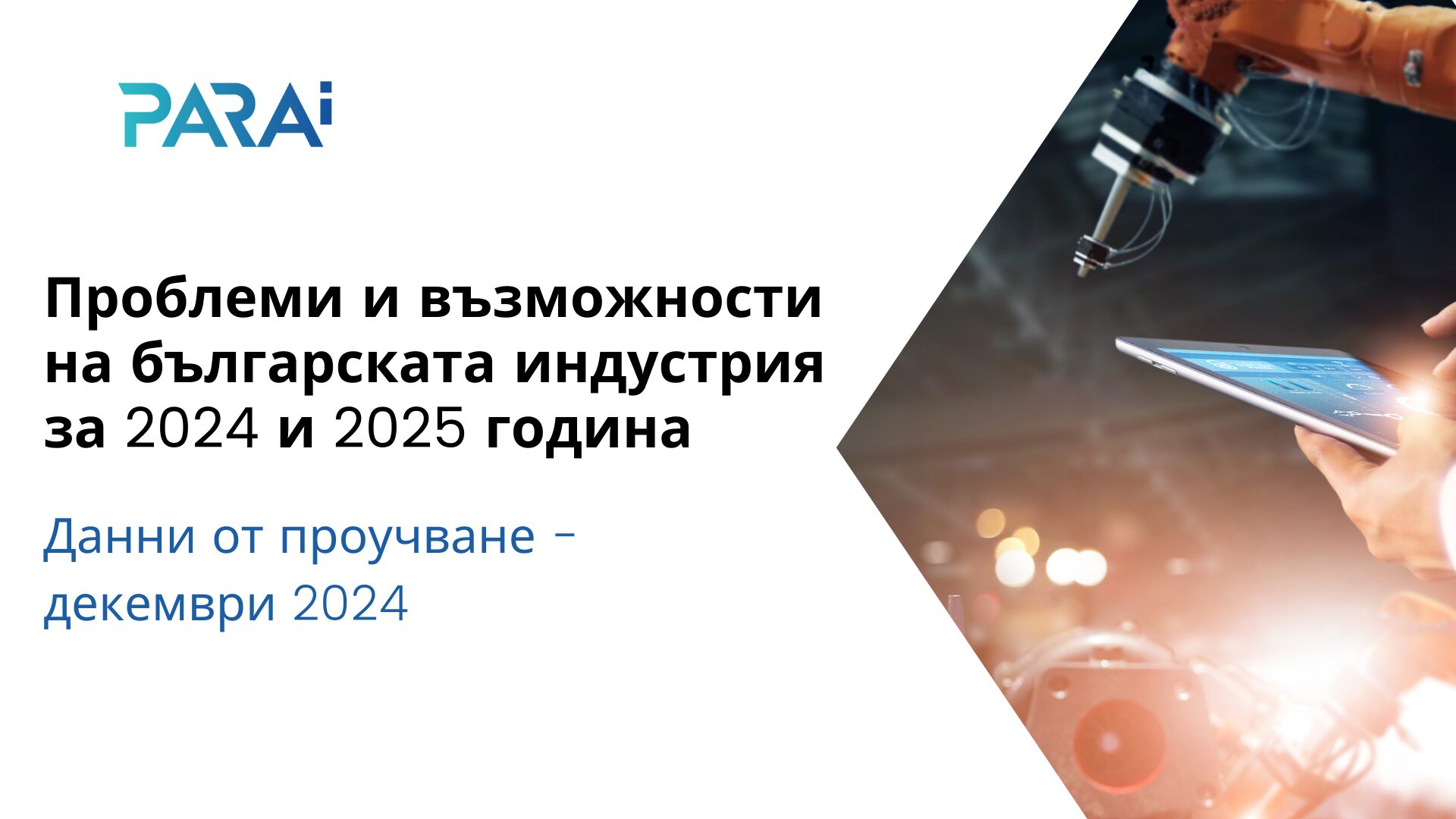 Проблеми и възможности на българската индустрия за 2024 и 2025 година